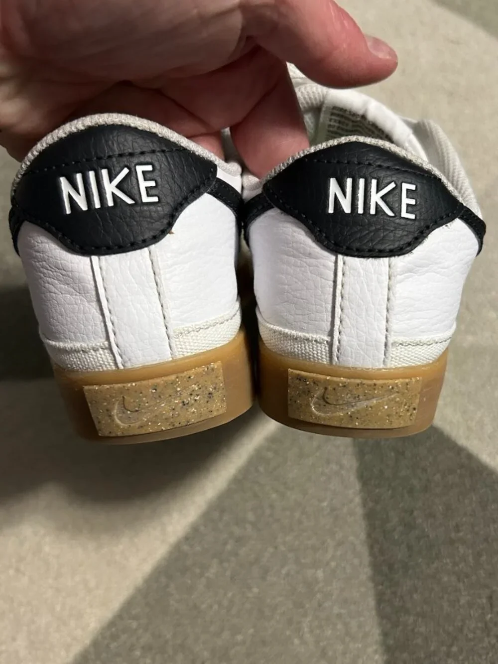Nike Court Legacy Next Nature White Black Gum DH3161-109 Women's Size 7